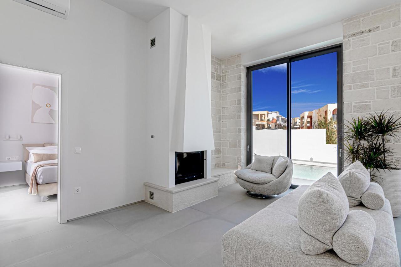 Perla Dream Luxury Villa Chrissi Akti Chania Exterior foto