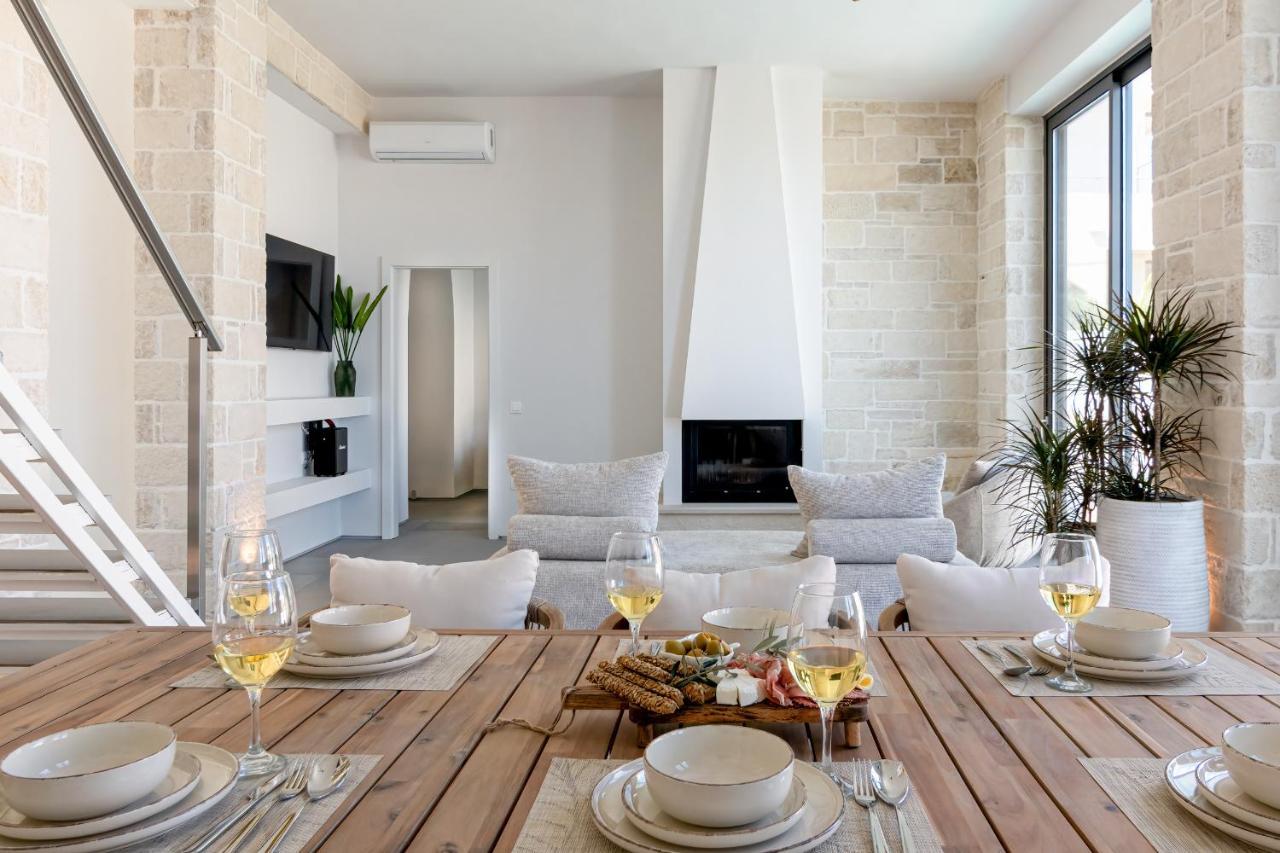 Perla Dream Luxury Villa Chrissi Akti Chania Exterior foto
