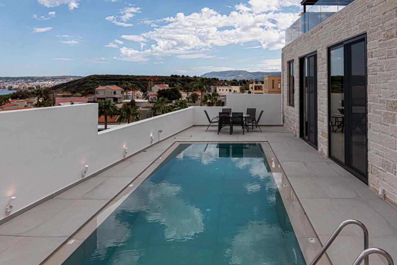 Perla Dream Luxury Villa Chrissi Akti Chania Exterior foto
