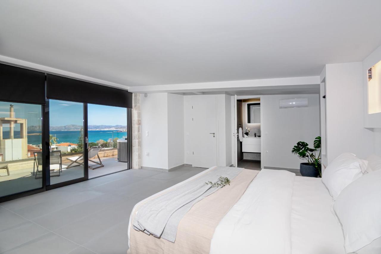 Perla Dream Luxury Villa Chrissi Akti Chania Exterior foto