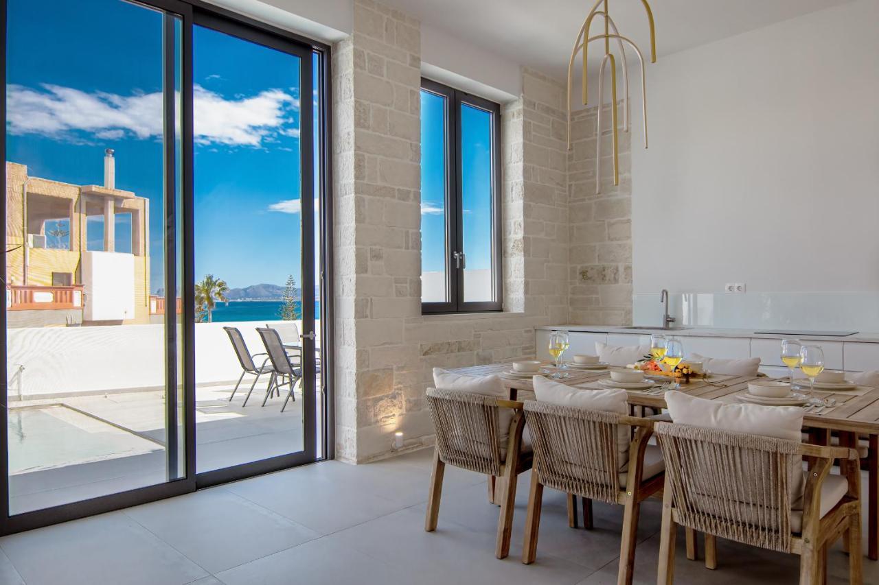 Perla Dream Luxury Villa Chrissi Akti Chania Exterior foto